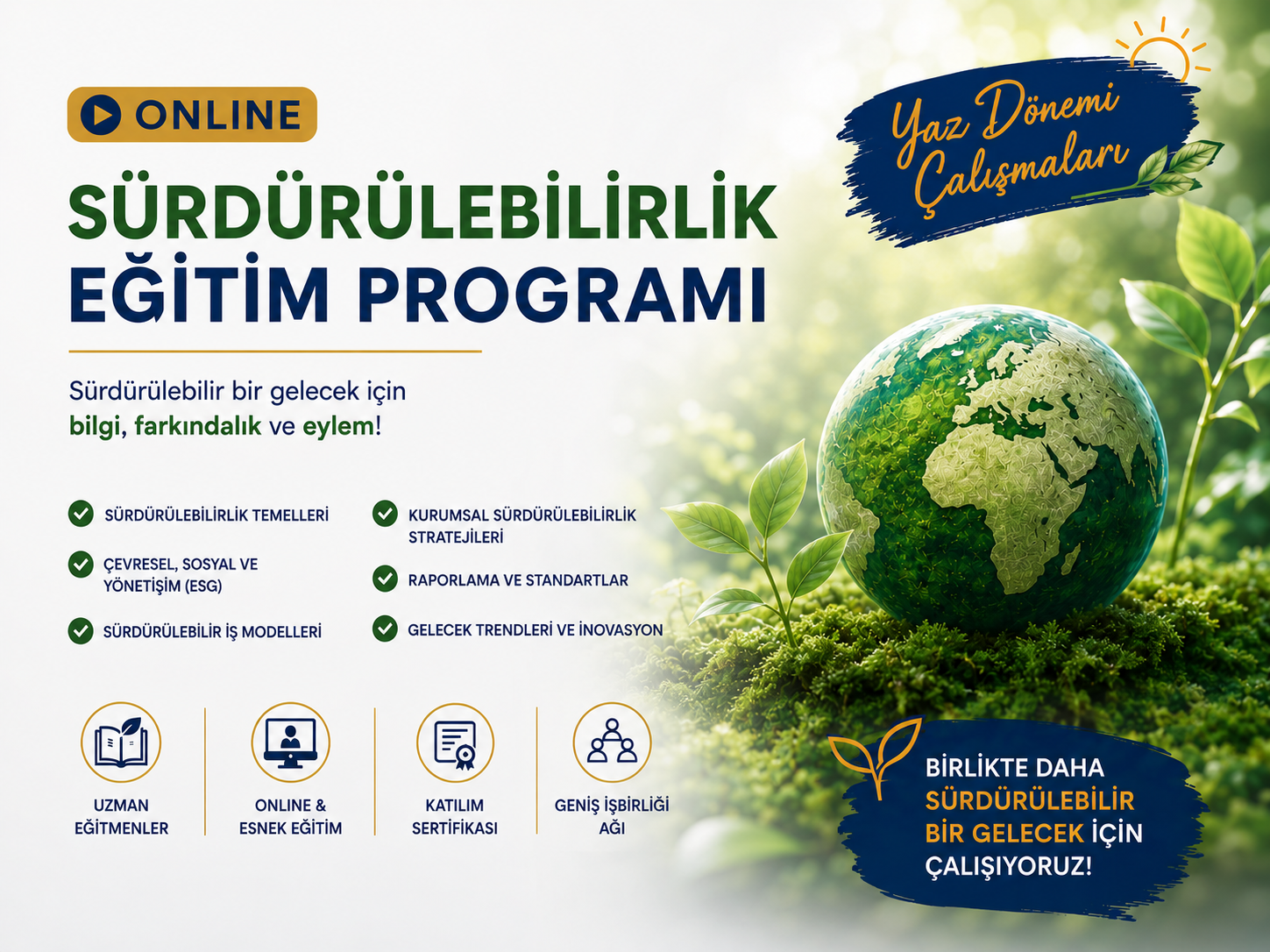 Sürdürülebilirlik Sertifikalı Eğitim Programı